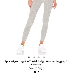 Beyond Yoga Gray High-Waisted Leggings